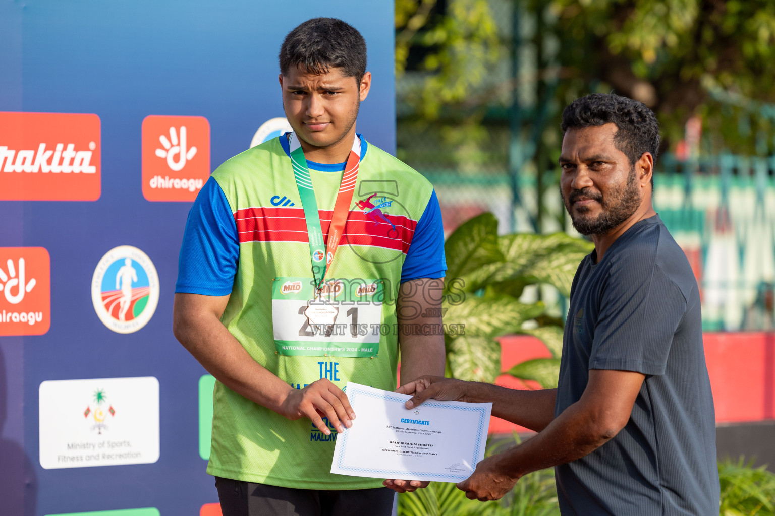 Day 2 of 33rd National Athletics Championship was held in Ekuveni Track at Male', Maldives on Friday, 6th September 2024.
Photos: Ismail Thoriq  / images.mv