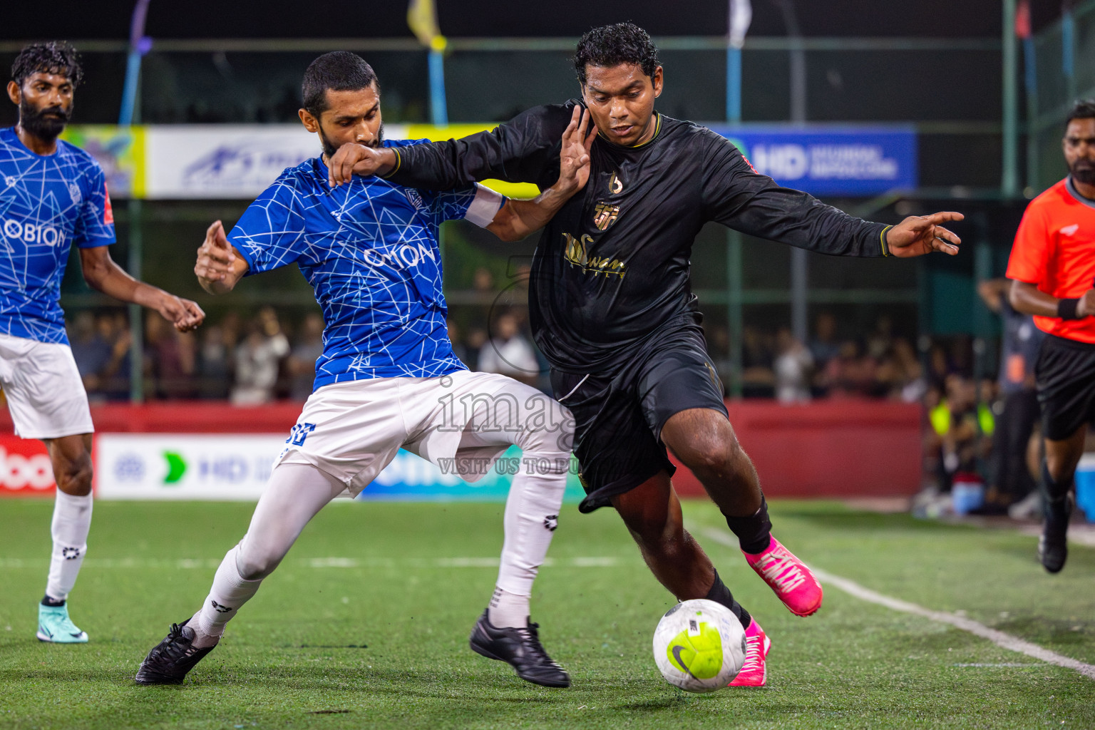 HA Utheemu vs HDh Naivaadhoo on Day 33 of Golden Futsal Challenge 2024, held on Sunday, 18th February 2024, in Hulhumale', Maldives Photos: Mohamed Mahfooz Moosa / images.mv