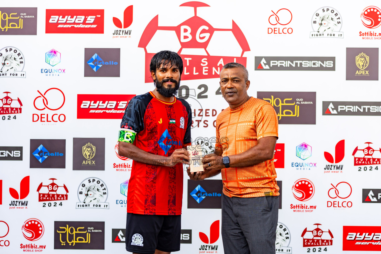 Baakee Sports Club vs BG Sports Club in Day 5 of BG Futsal Challenge 2024 was held on Saturday, 16th March 2024, in Male', Maldives Photos: Nausham Waheed / images.mv