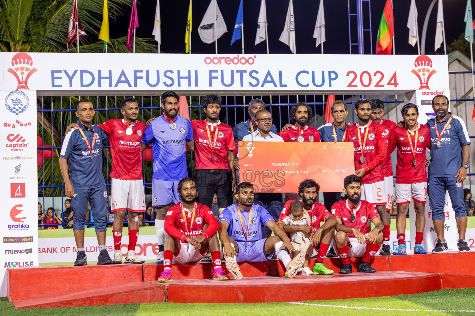 CC Sports Club vs Afro SC in the final of Eydhafushi Futsal Cup 2024 was held on Wednesday , 17th April 2024, in B Eydhafushi, Maldives
Photos: Ismail Thoriq / images.mv