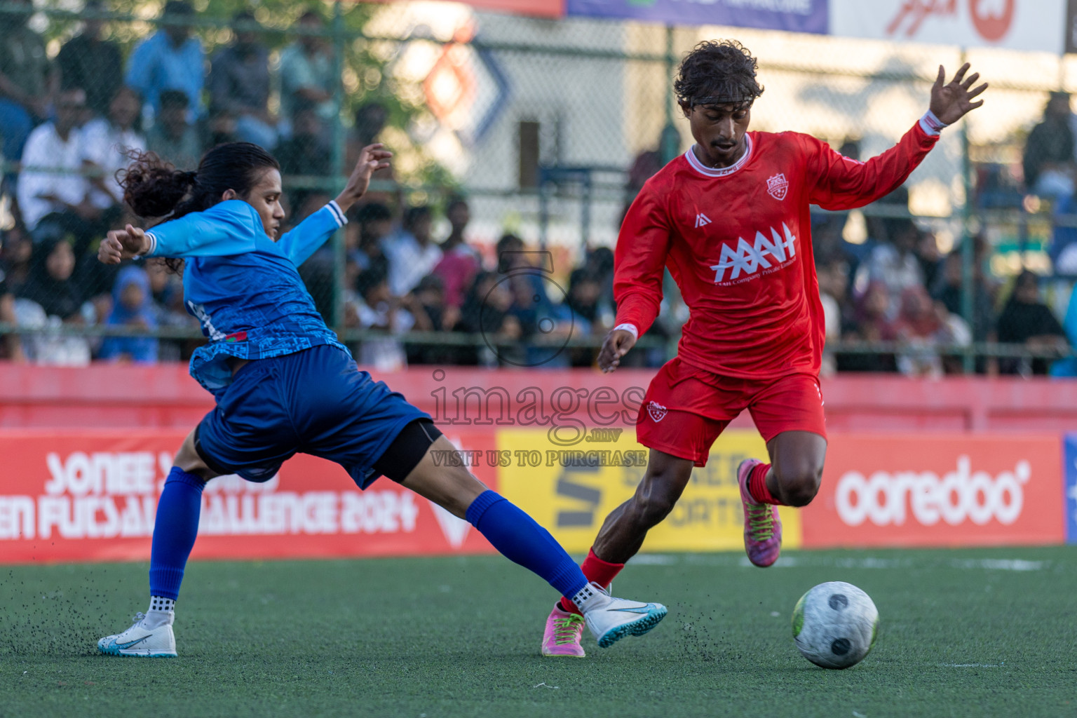 GA Kondey vs GA Gemanafushi in Day 5 of Golden Futsal Challenge 2024 was held on Friday, 19th January 2024, in Hulhumale', Maldives Photos: Mohamed Mahfooz Moosa / images.mv