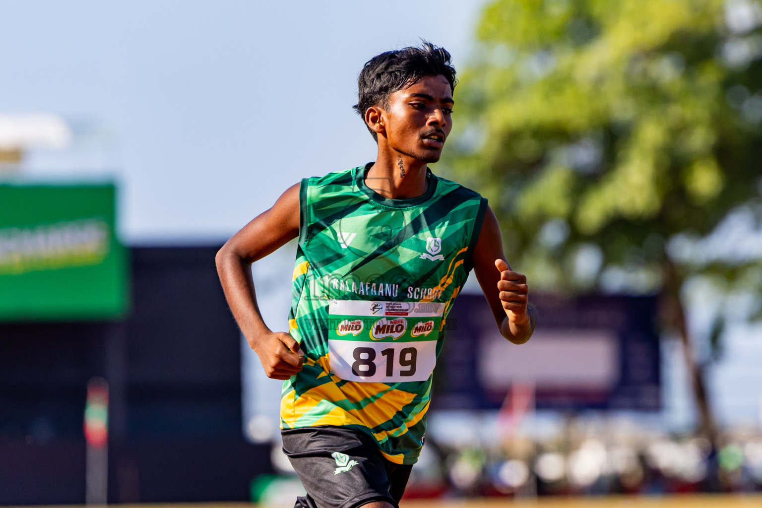 Day 3 of Inter-school Athletics Championship 2025 held in Ekuveni Synthetic Track, Male', Maldives on Wednesday, 08th October 2025. Photos by: Nausham Waheed / Images.mv