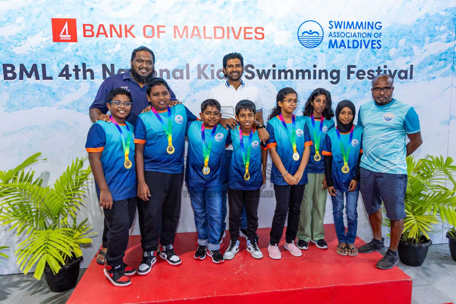 Closing Ceremony of 4th National Kids Swimming Festival 2023 on 9th December 2023, held in Hulhumale', Maldives Photos: Nausham Waheed / Images.mv