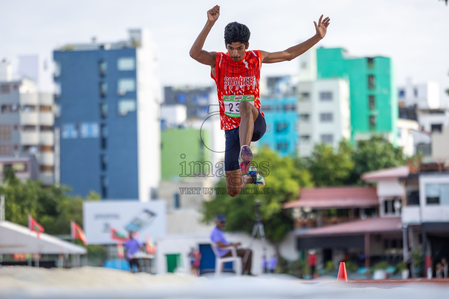 Day 3 of 33rd National Athletics Championship was held in Ekuveni Track at Male', Maldives on Saturday, 7th September 2024.
Photos: Suaadh Abdul Sattar / images.mv