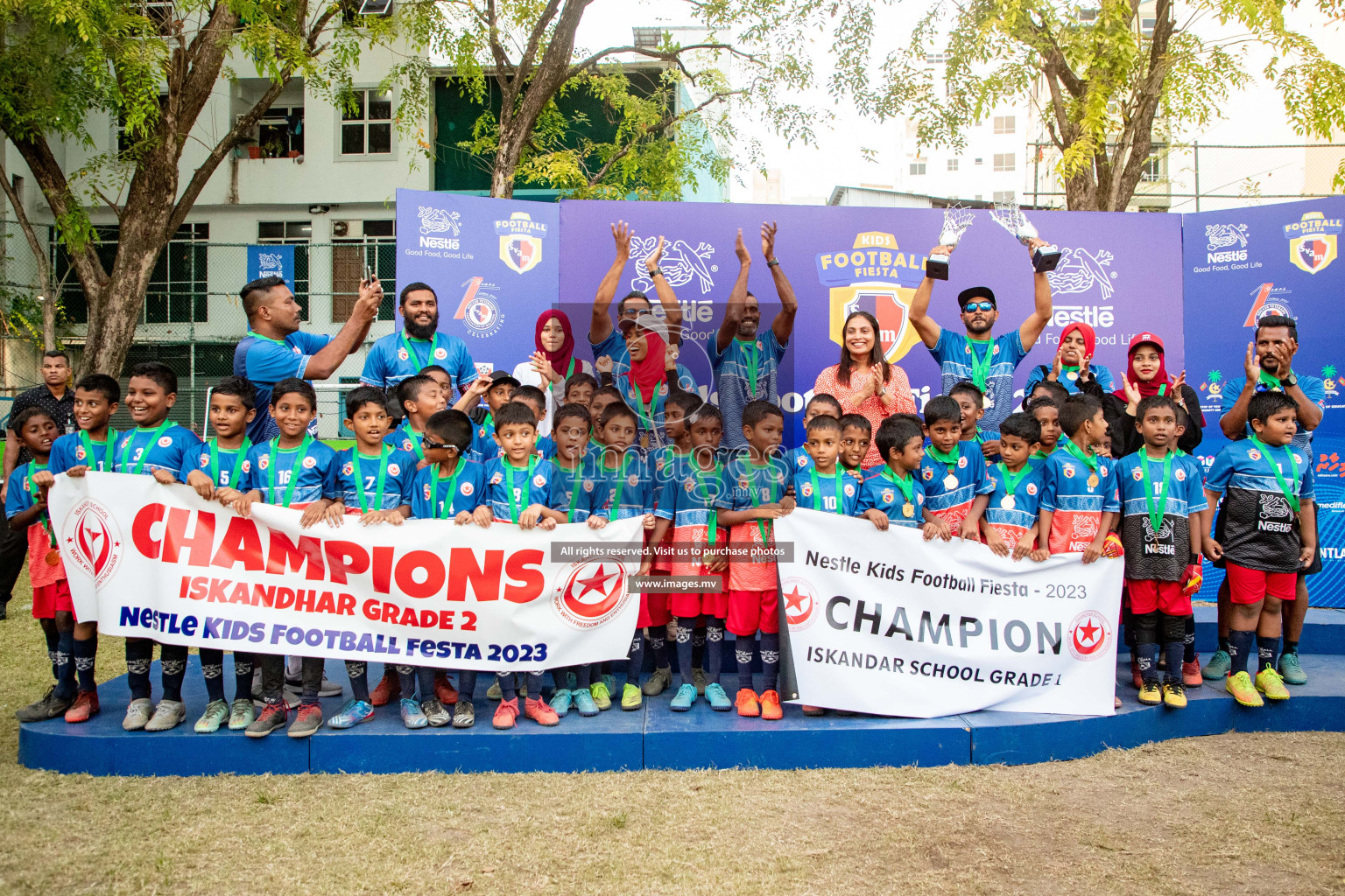 Finals & Closing Ceremony of Nestlé Kids Football Fiesta 2023 held in Male', Maldives on 25 February 2023