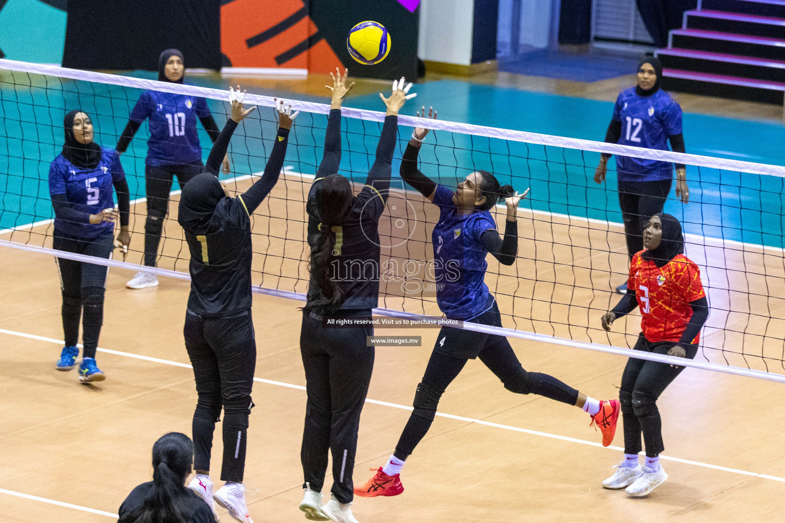 Volleyball Association Cup 2022-Women's Division-Match Day 1 was held in Male', Maldives on Tuesday, 24th May 2022.  Photos By: Ismail Thoriq / images.mv