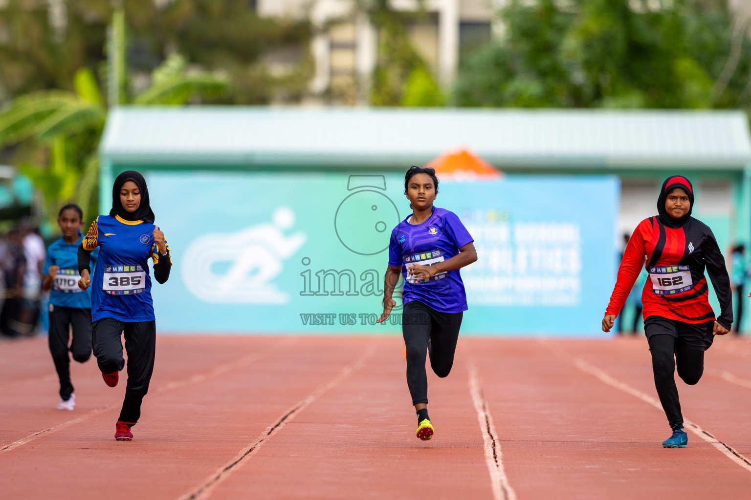 Day 2 of MWSC Interschool Athletics Championships 2024 held in Hulhumale Running Track, Hulhumale, Maldives on Sunday, 10th November 2024. Photos by: Ismail Thoriq / Images.mv