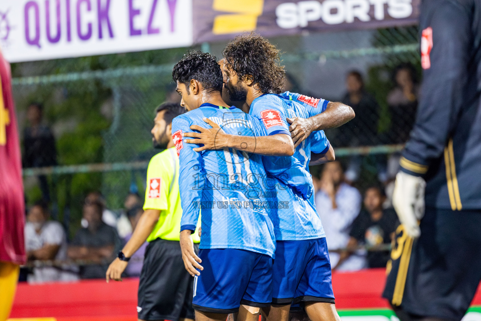 M Maduvvari VS M Dhiggaru in Day 8 of Golden Futsal Challenge 2025 was held on Sunday, 12th January 2025, in Hulhumale', Maldives Photos: Nausham Waheed , Ismail Thoriq / images.mv
