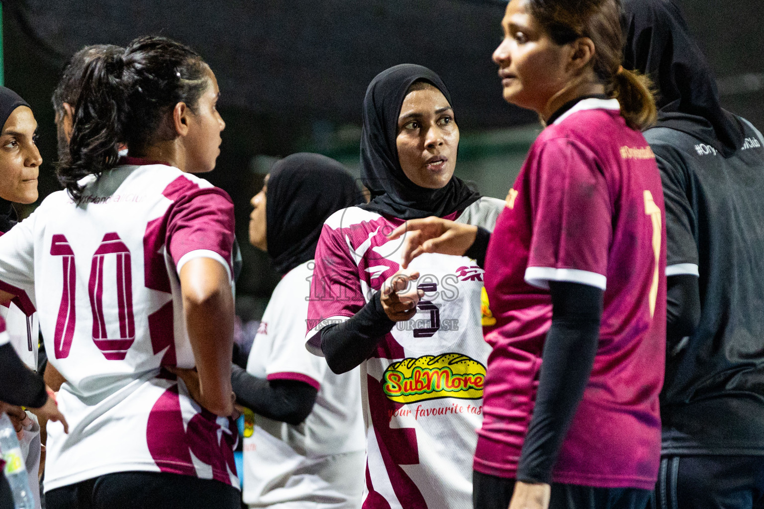 Day 14 of 10th National Handball Tournament 2023, held in Handball ground, Male', Maldives on Monday, 11th December 2023 Photos: Nausham Waheed/ Images.mv