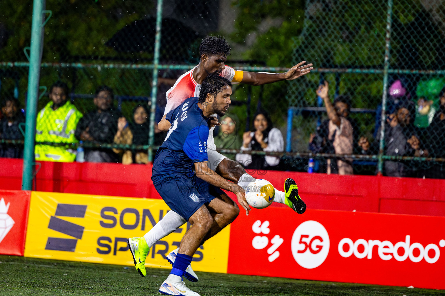 Sh Lhaimagu VS Sh Goidhoo in Day 6 of Golden Futsal Challenge 2025 on Friday, 6th January 2025, in Hulhumale', Maldives Photos: Nausham Waheed / images.mv