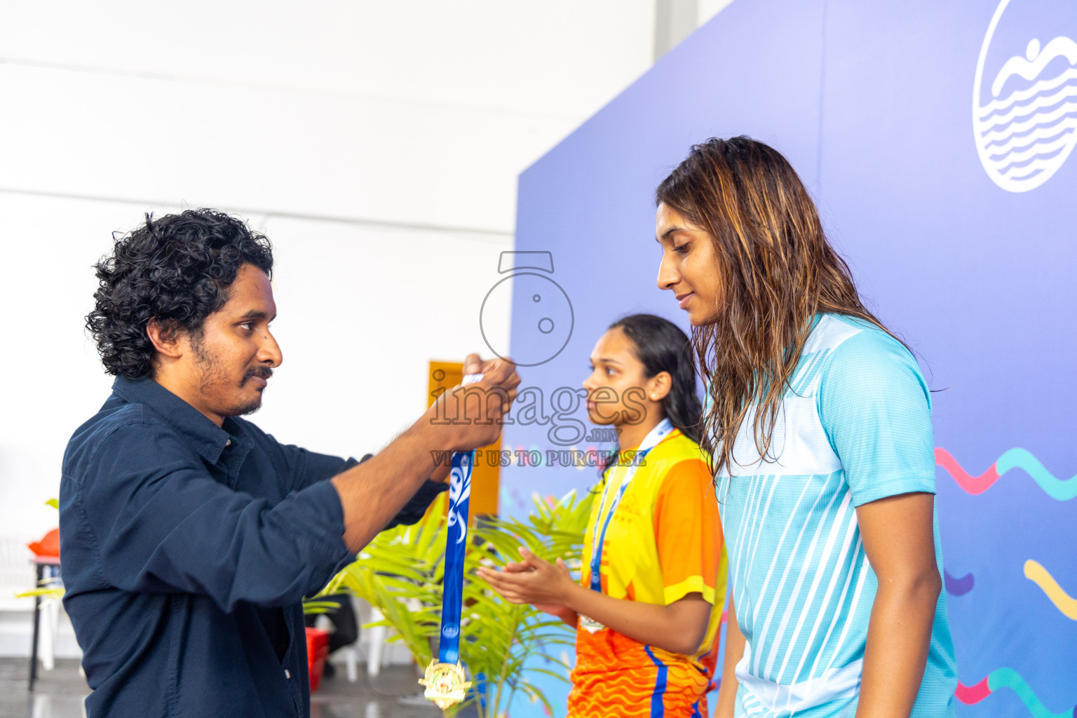 Day 7 of National Swimming Competition 2024 held in Hulhumale', Maldives on Thursday, 19th December 2024.
Photos: Ismail Thoriq / images.mv