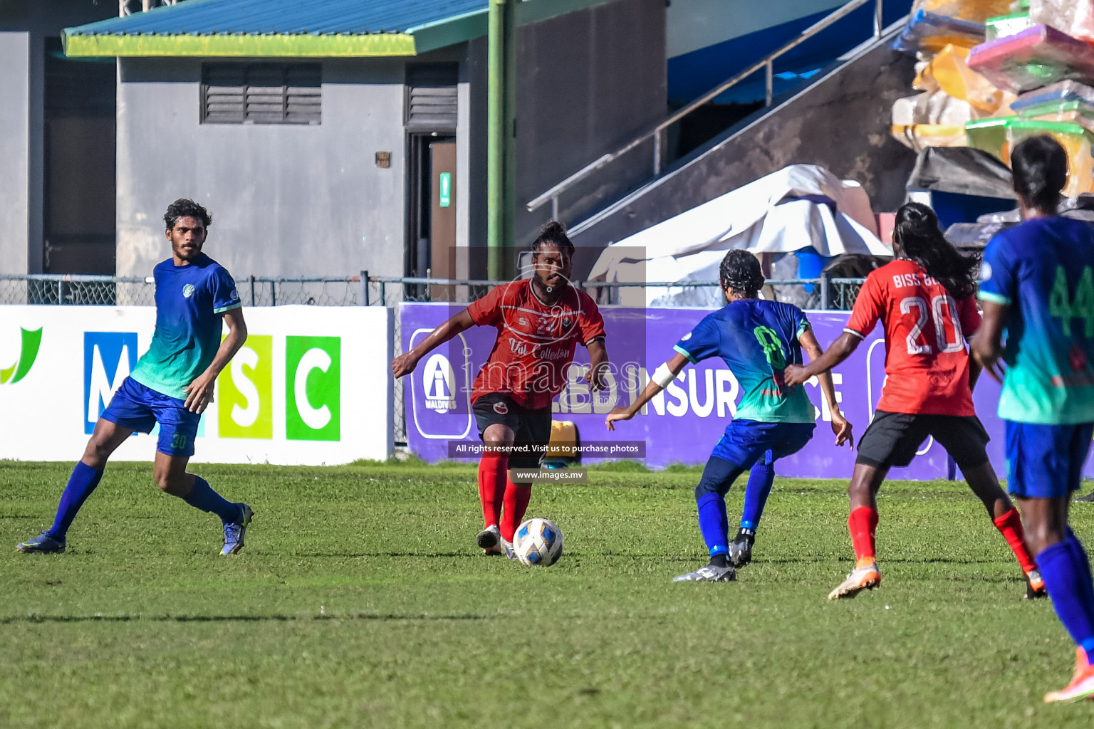 Super united sports vs Biss buru sports in the FA Cup 2022 on 12th Aug 2022, held in National Football Stadium, Male', Maldives Photos: Nausham Waheed / Images.mv