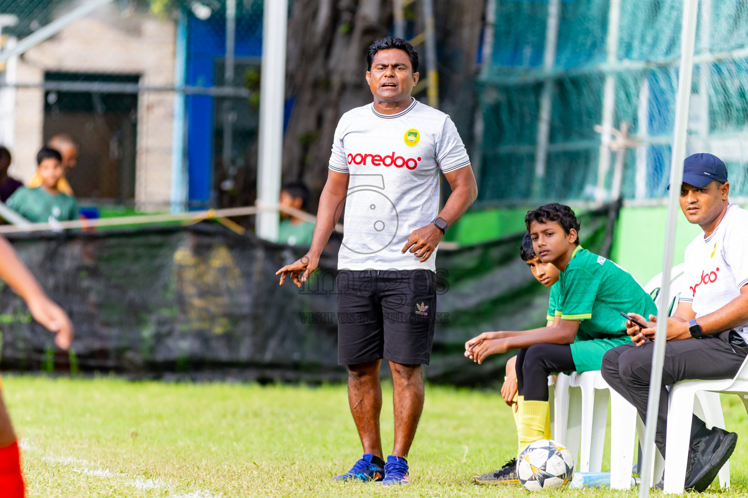 Day 1 of MILO Academy Championship 2024 - U12 was held at Henveiru Grounds in Male', Maldives on Sunday, 7th July 2024. Photos: Nausham Waheed / images.mv