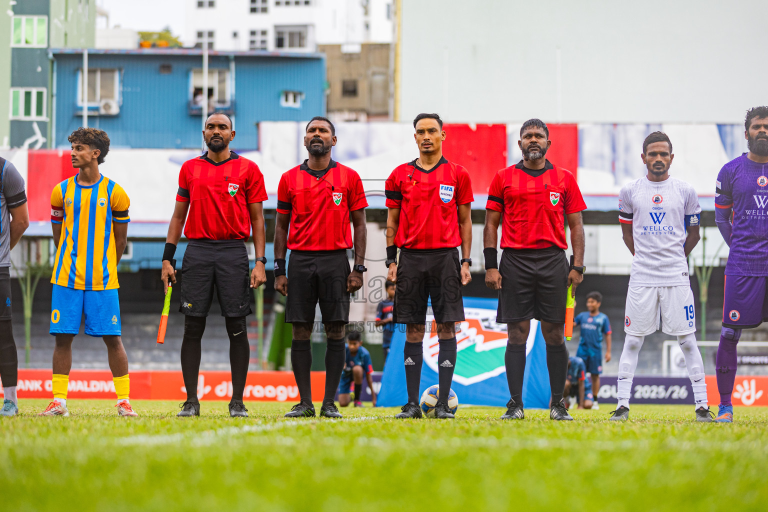Club Valencia vs Odi Sports Club in Dhivehi Premier League 2025/26 held in National Football Stadium, Male', Maldives on Friday, 26th September 2025. Photos: Areef Adam / Images.mv