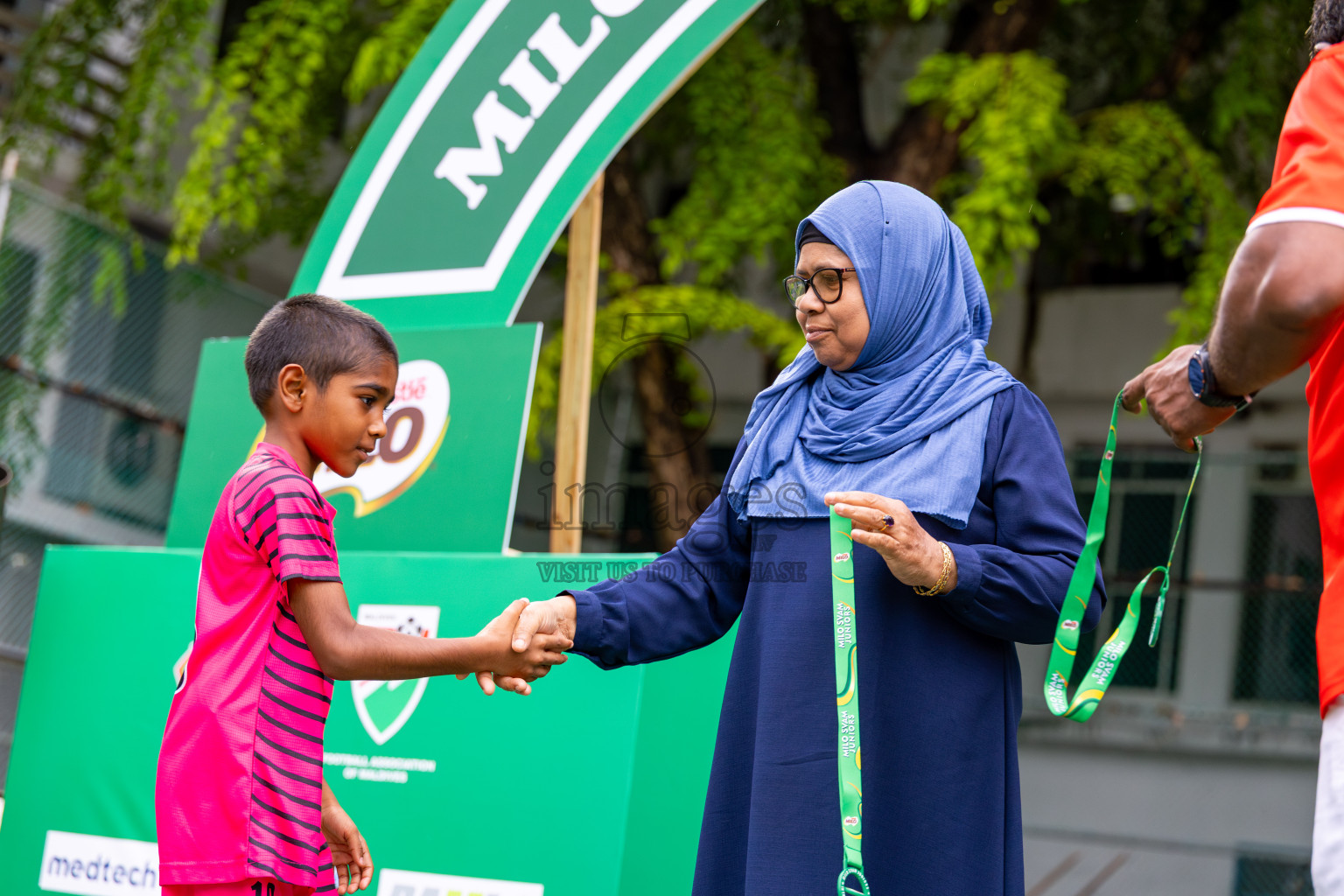 Day 3 of MILO SVAM Juniors 2025 (U-8) was held at Henveiru Stadium in Male', Maldives on Saturday, 28th June 2025. Photos: Ismail Thoriq / images.mv