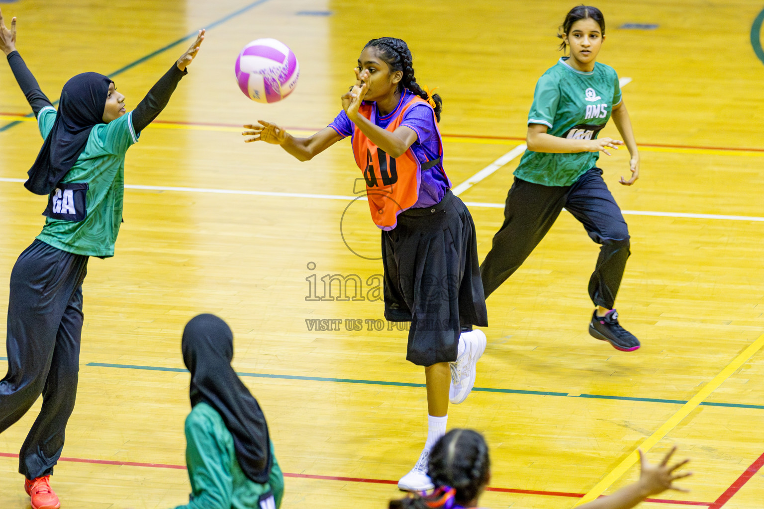 Day 4 of Inter-School Netball Tournament 2025 was held in Social Center Indoor Hall on Tuesday, 21th October 2025. Photos: Areef Adam / images.mv