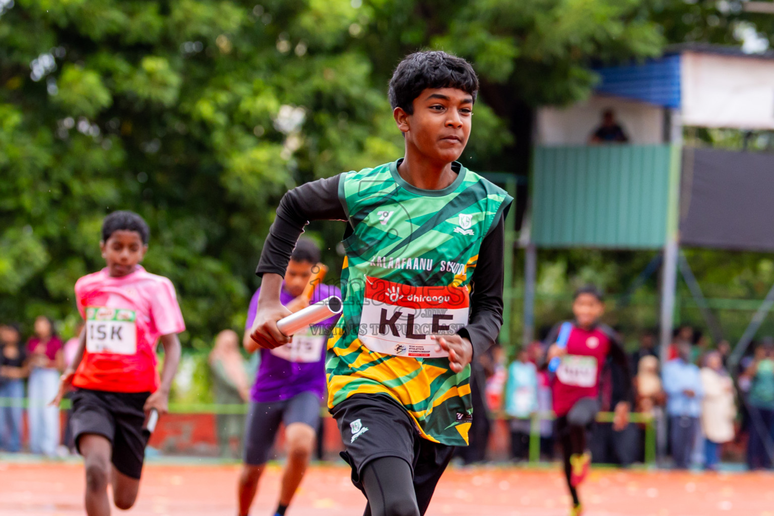 Day 6 of Inter-school Athletics Championship 2025 held in Ekuveni Synthetic Track, Male', Maldives on Sunday, 12th October 2025. Photos by: Nausham Waheed / Images.mv