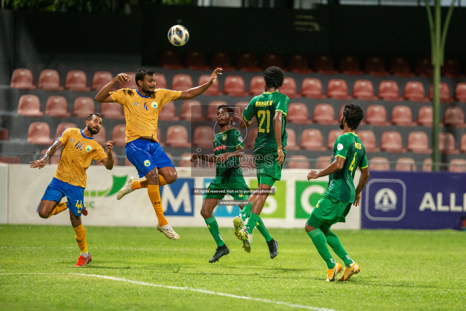 Maziya SRC vs Club Valencia in the Community Shield Match 2021/2022 on 15 December 2021 held in Male', Maldives. Photos: Hassan Simah / images.mv