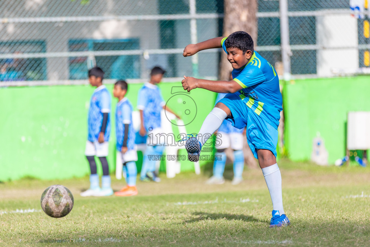 Day 2  of MILO Academy Championship 2024 - U12 was held at Henveiru Grounds in Male', Maldives on Thursday, 5th July 2024. Photos: Shuu Abdul Sattar / images.mv