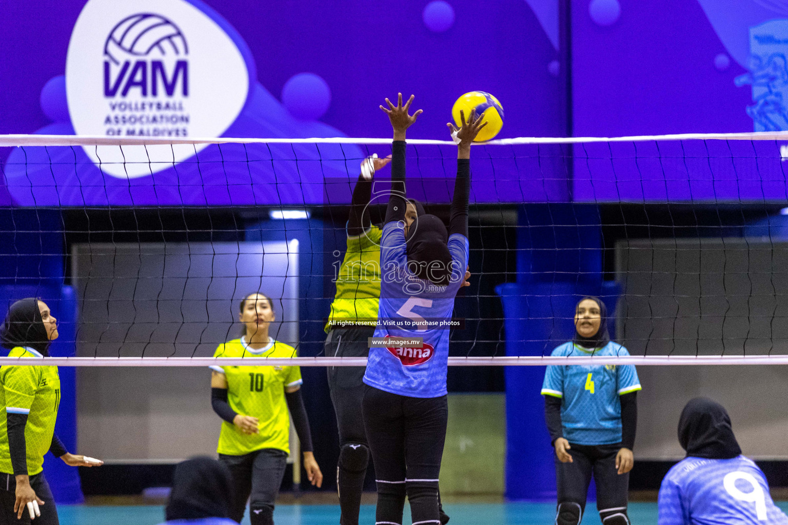 Volleyball Association Cup 2022-Women's Division-Match Day 5 was held in Male', Maldives on Friday, 27th May 2022 at Social Center Indoor Hall Photos By: Ismail Thoriq/images.mv