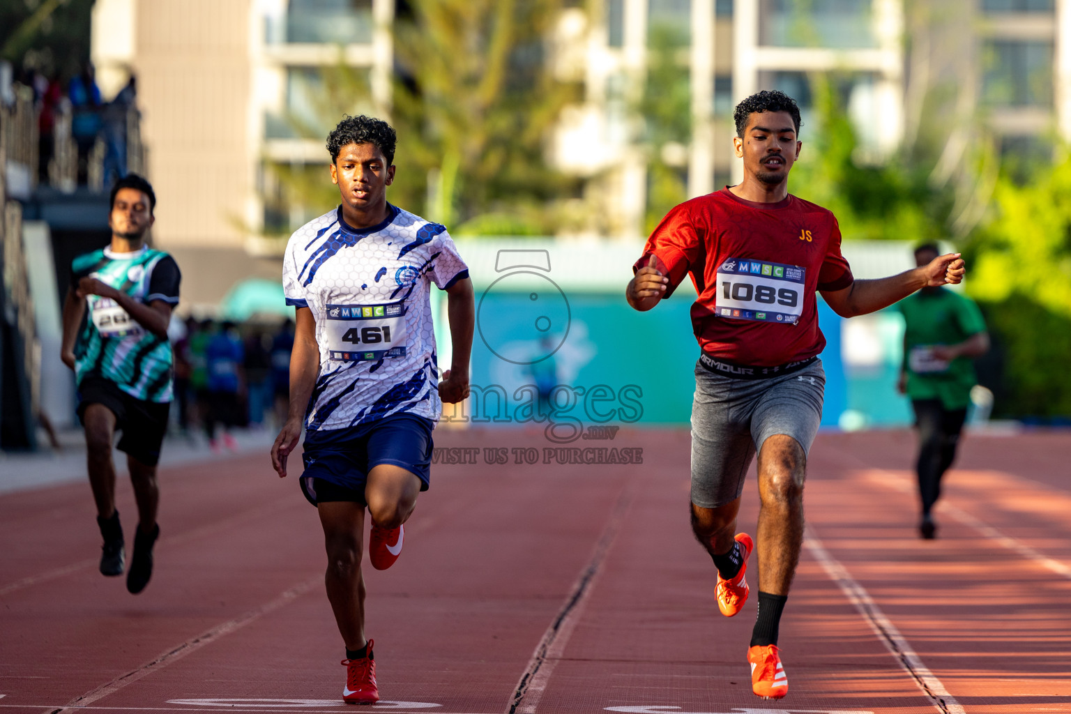 Day 1 of MWSC Interschool Athletics Championships 2024 held in Hulhumale Running Track, Hulhumale, Maldives on Saturday, 9th November 2024. 
Photos by: Hassan Simah / Images.mv