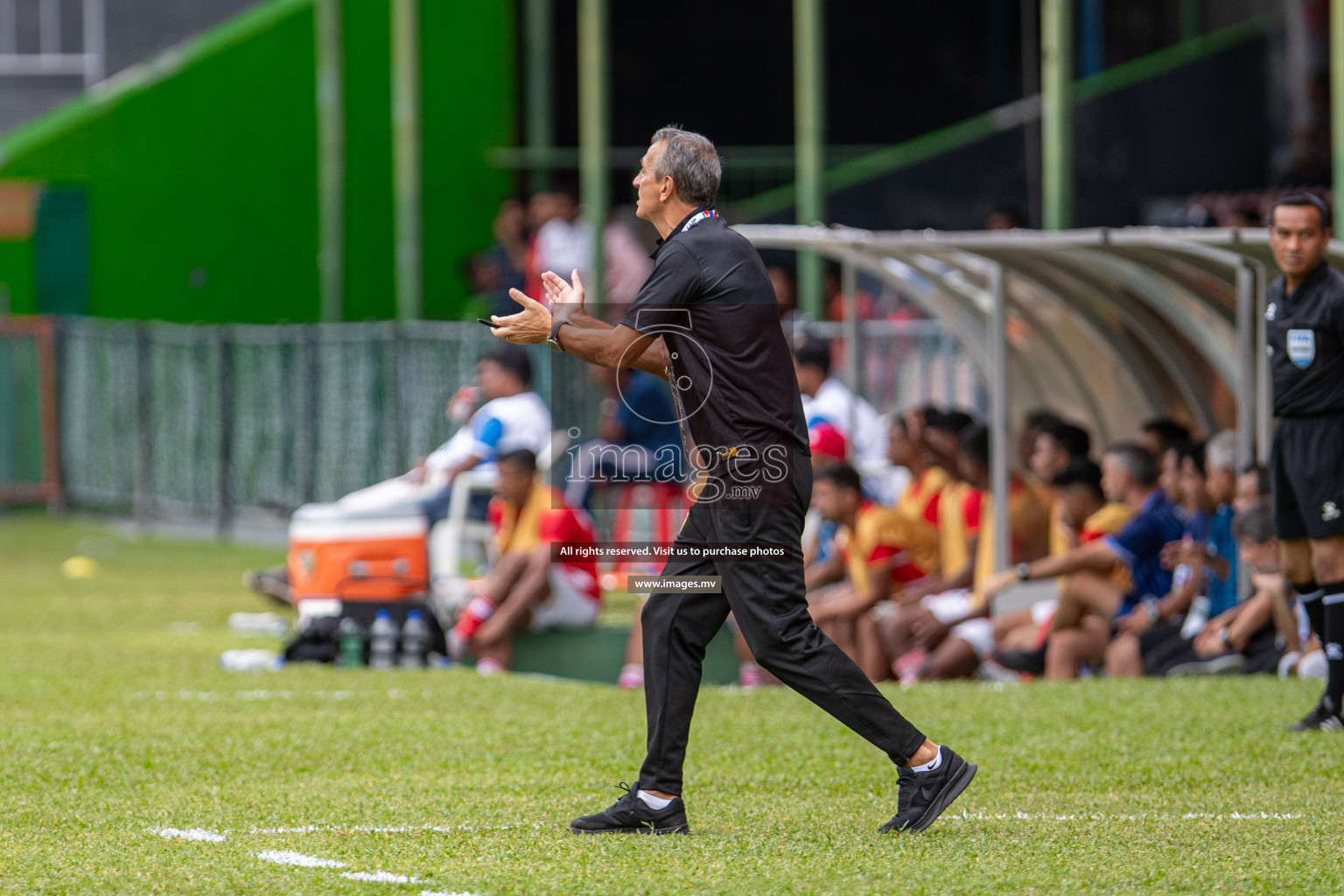 Maziya Sports & Recreation Club vs Bashundhara Kings in the group stage of AFC Cup 2023 held in the National Stadium, Male, Maldives, on Tuesday 19th September 2023. Photos: Mohamed Mahfooz Moosa