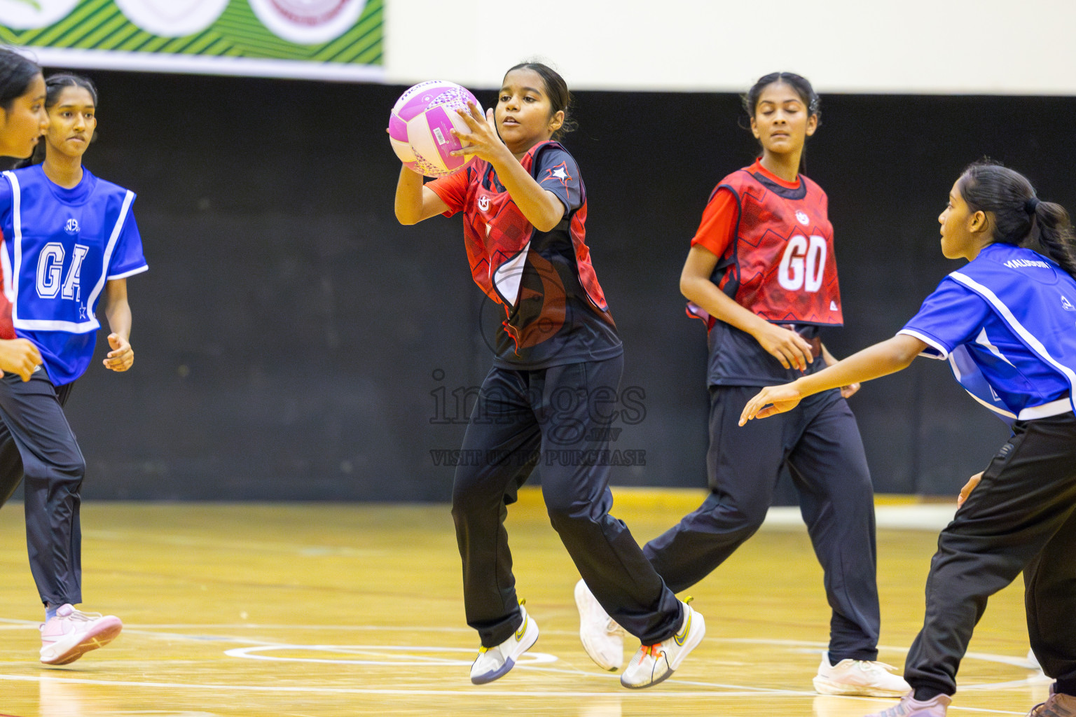 Day 5 of 26th Inter-School Netball Tournament 2025 was held in Social Center Indoor Hall on Wednesday, 22nd October 2025. Photos: Ismail Thoriq / images.mv