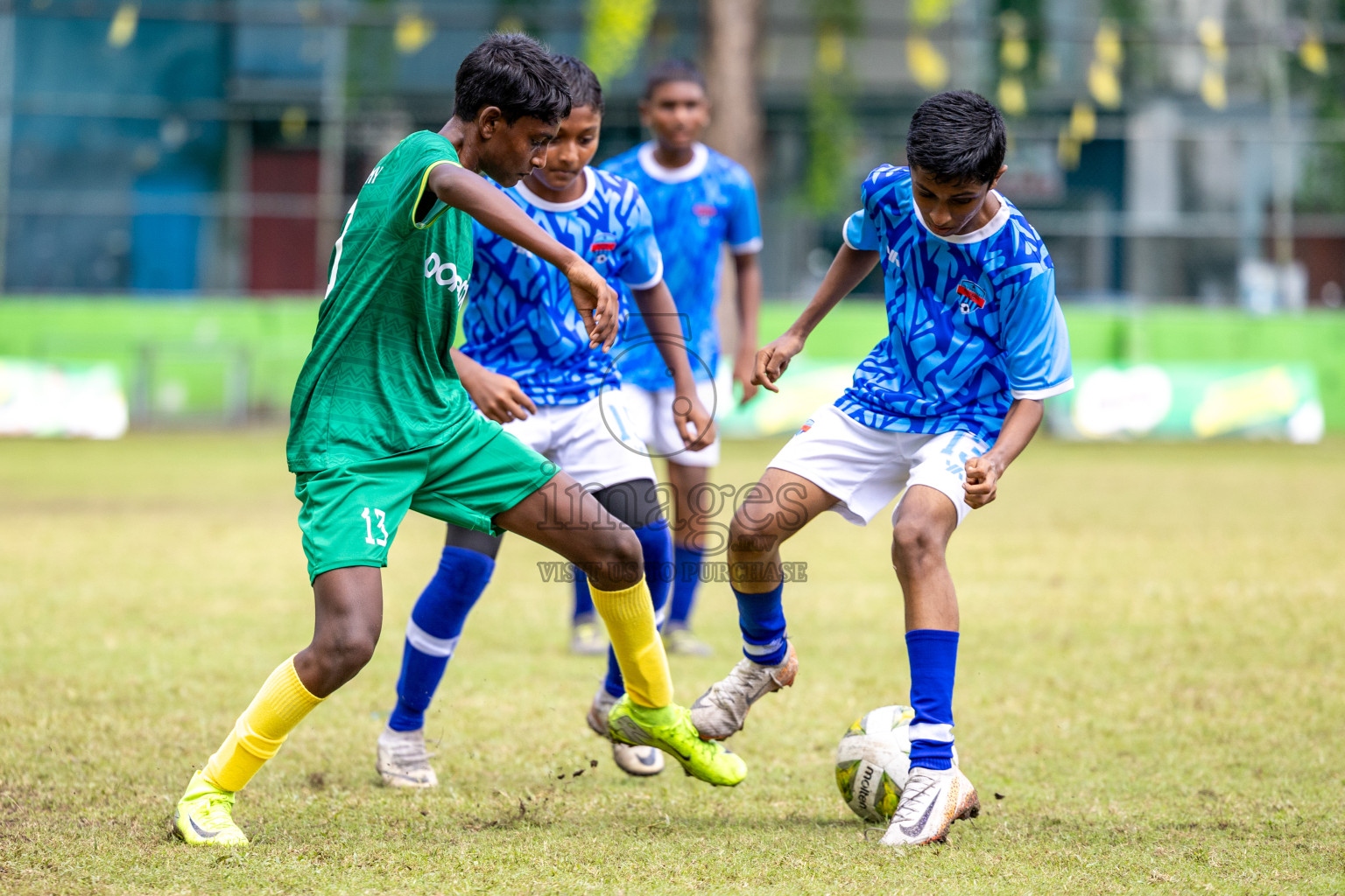 Day 4 of MILO Academy Championship 2024 (U-14) was held in Henveyru Stadium, Male', Maldives on Sunday, 3rd November 2024.
Photos: Ismail Thoriq /  Images.mv