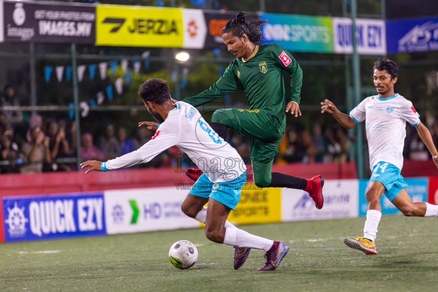 Th Thimarafushi vs Th Guraidhoo in Day 20 of Golden Futsal Challenge 2024 was held on Saturday , 3rd February 2024 in Hulhumale', Maldives Photos: Ismail Thoriq / images.mv