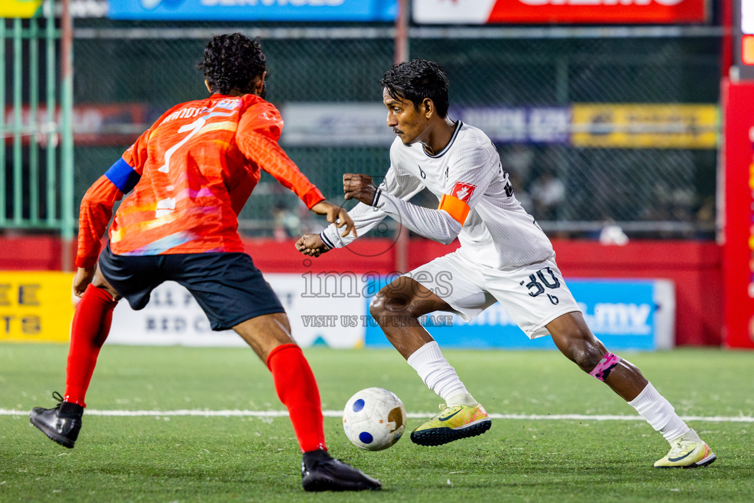 SH Kanditheemu vs R Dhuvaafaru in Zone round Day 27 of Golden Futsal Challenge 2025 was held on Friday , 31st January 2025, in Hulhumale', Maldives. Photos: Nausham Waheed / images.mv