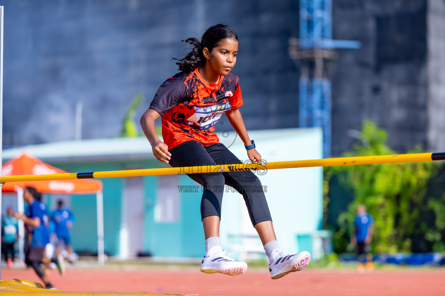 Day 4 of MWSC Interschool Athletics Championships 2024 held in Hulhumale Running Track, Hulhumale, Maldives on Tuesday, 12th November 2024. Photos by: Nausham Waheed / Images.mv