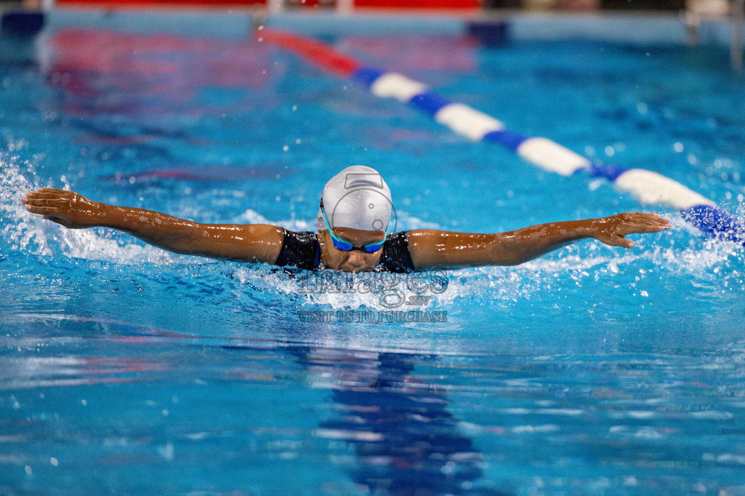 Day 4 of National Swimming Championship 2024 held in Hulhumale', Maldives on Monday, 16th December 2024. Photos: Hassan Simah / images.mv