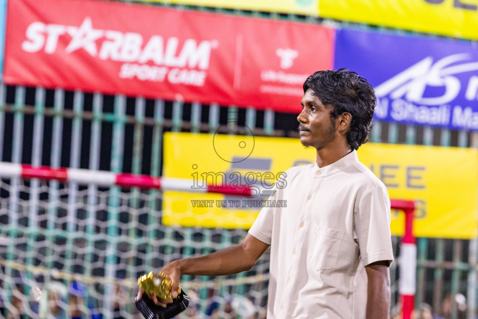 B Eydhafushi vs L Gan in the Final of Golden Futsal Challenge 2024 was held on Thursday, 7th March 2024, in Hulhumale', Maldives 
Photos: Ismail Thoriq / images.mv