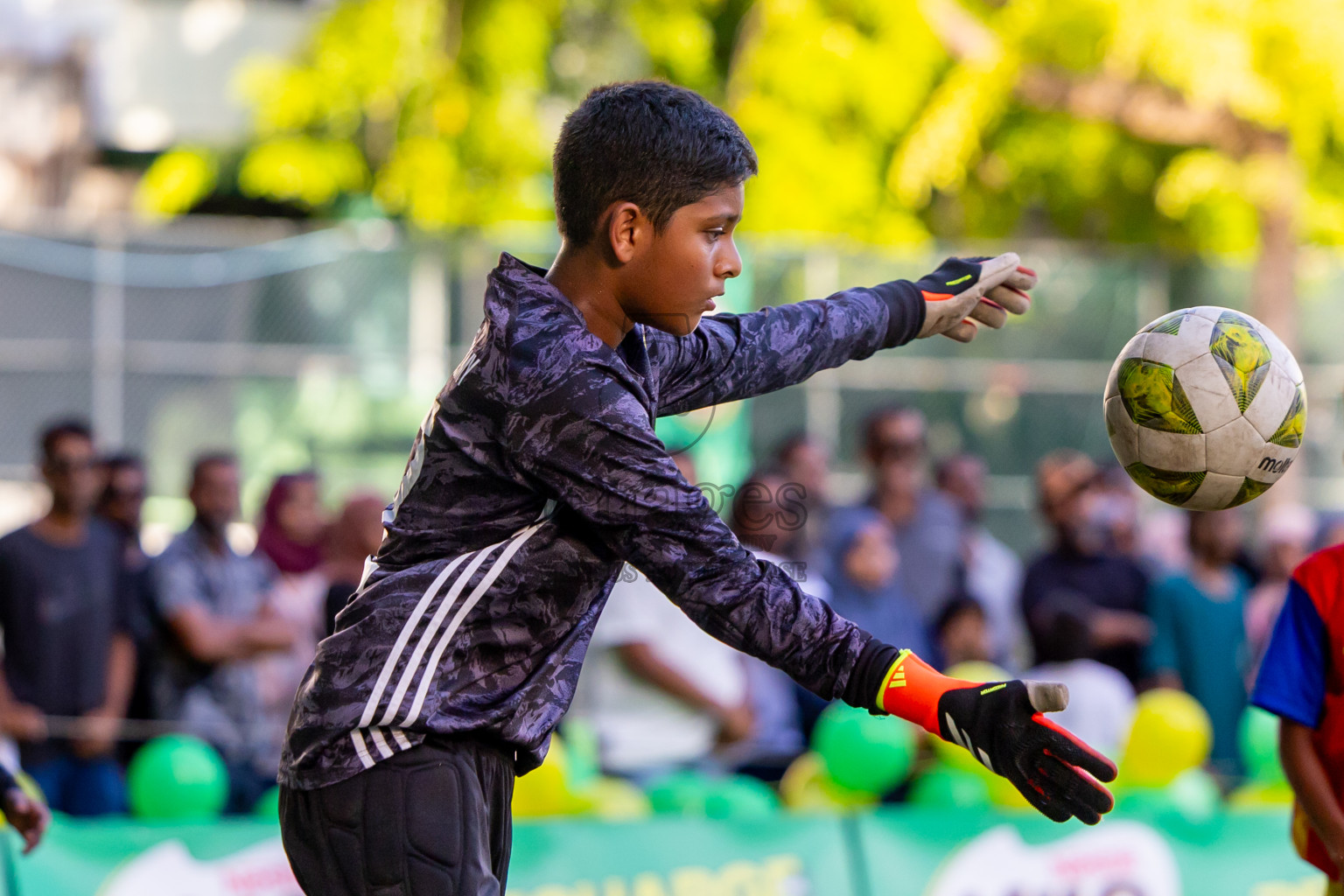 Day 3 of MILO Academy Championship 2025 (U-12) was held at Henveiru Stadium in Male', Maldives on Saturday, 3rd May 2025. Photos: Nausham Waheed / images.mv