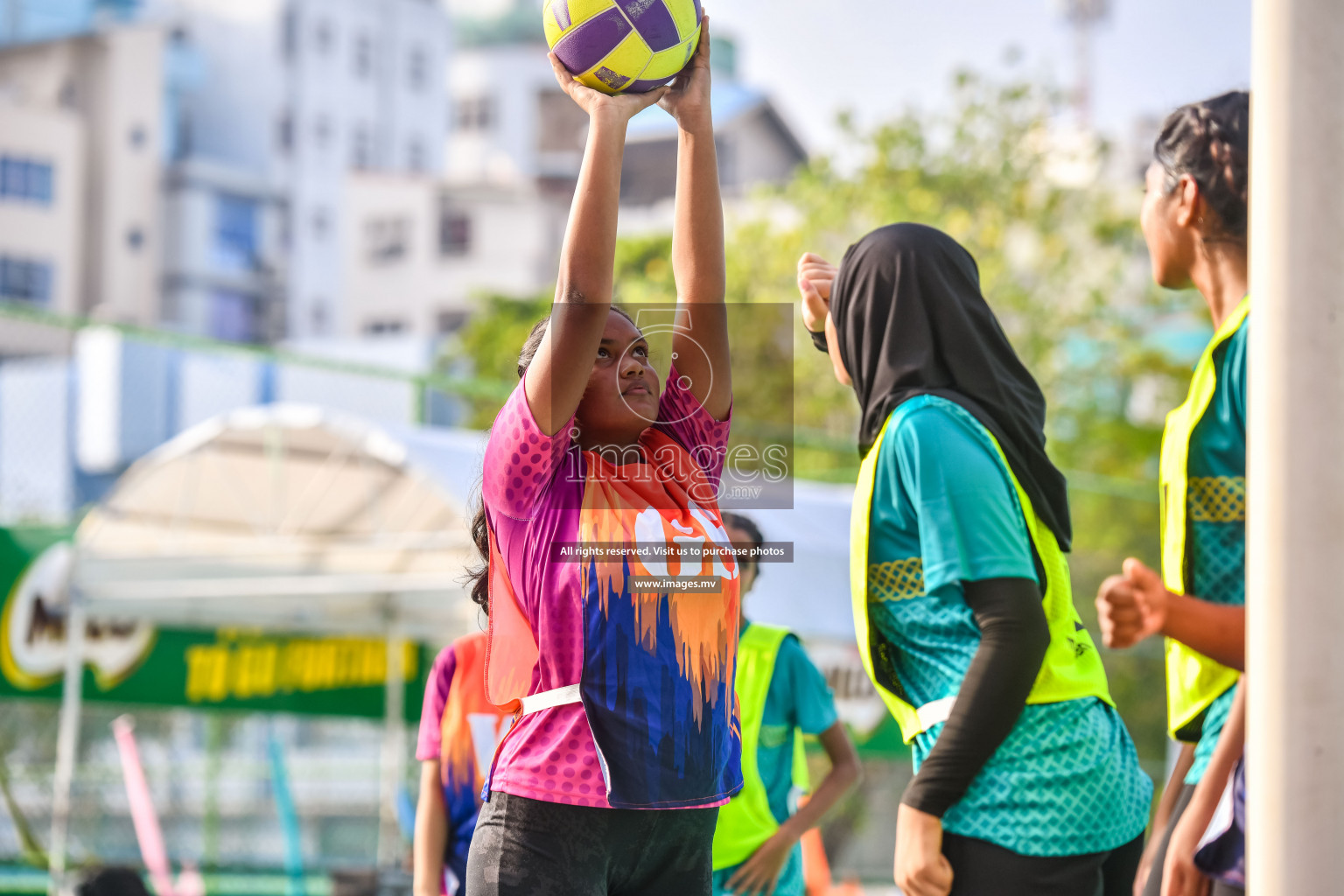 Day 6 of Junior Netball Championship 2022 on 10th March 2022 held in Male', Maldives. Photos by Nausham Waheed