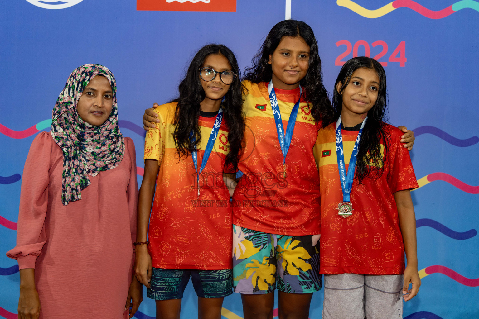 Day 6 of National Swimming Competition 2024 held in Hulhumale', Maldives on Wednesday, 18th December 2024. 
Photos: Hassan Simah / images.mv