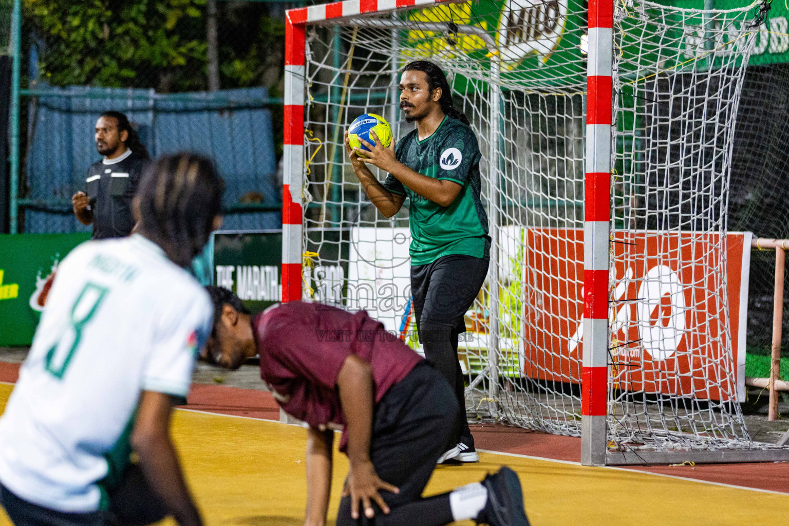 Day 17 of 10th National Handball Tournament 2023, held in Handball ground, Male', Maldives on Friday, 15th December 2023 Photos: Nausham Waheed/ Images.mv