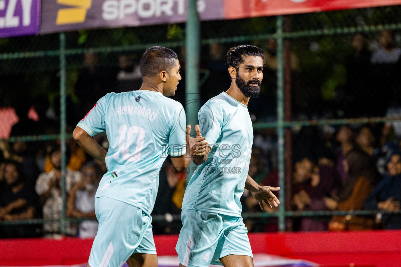Lh Hinnavaru vs Lh Naifaru in Day 15 of Golden Futsal Challenge 2025 was held on Sunday, 19th January 2025, in Hulhumale', Maldives. Photos: Nausham Waheed / images.mv