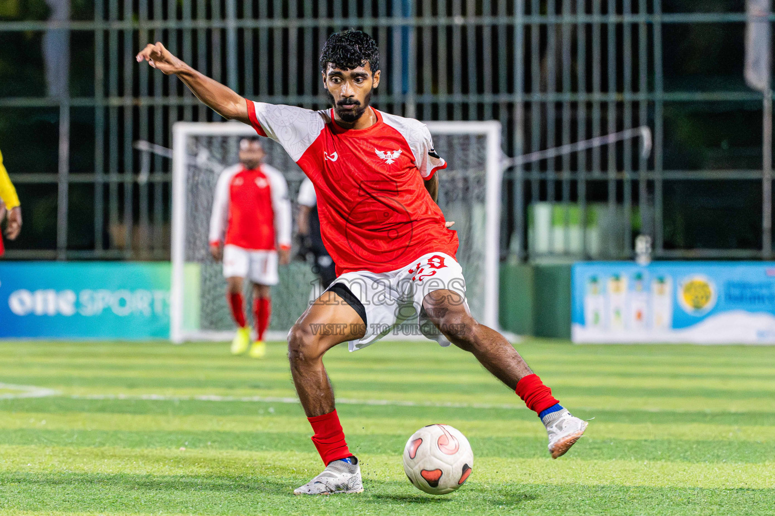 Kanmathi SC VS BEST in Day 4 - Fonadhoo Youth Futsal Challenge 2025 held in Fonadhoo Futsal Stadium, L. Fonadhoo, Maldives on Wednesday, 29th October 2025 Photos: Arif Rasheed / images.mv
