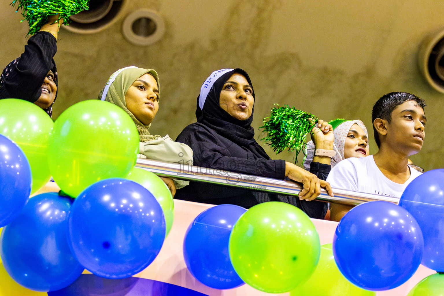 Finals of Interschool Volleyball Tournament 2024 was held in Social Center at Male', Maldives on Friday, 6th December 2024. Photos: Nausham Waheed / images.mv