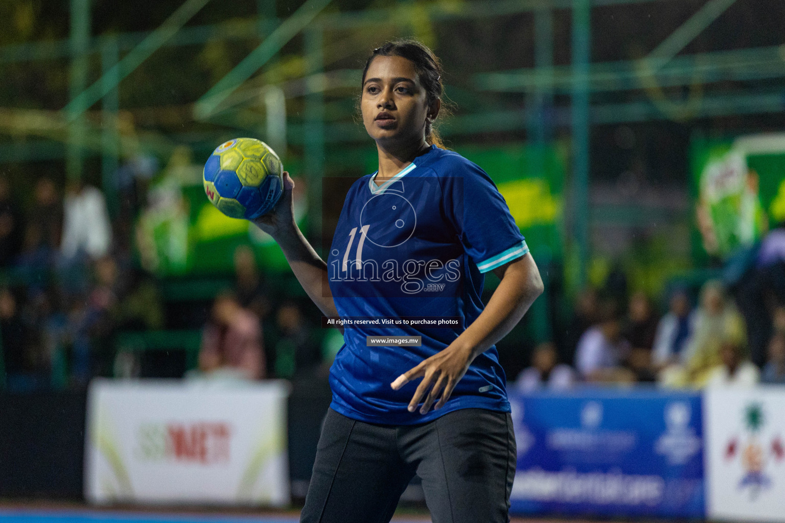 Quarter Final of 7th Inter-Office/Company Handball Tournament 2023, held in Handball ground, Male', Maldives on Friday, 20th October 2023 Photos: Nausham Waheed/ Images.mv