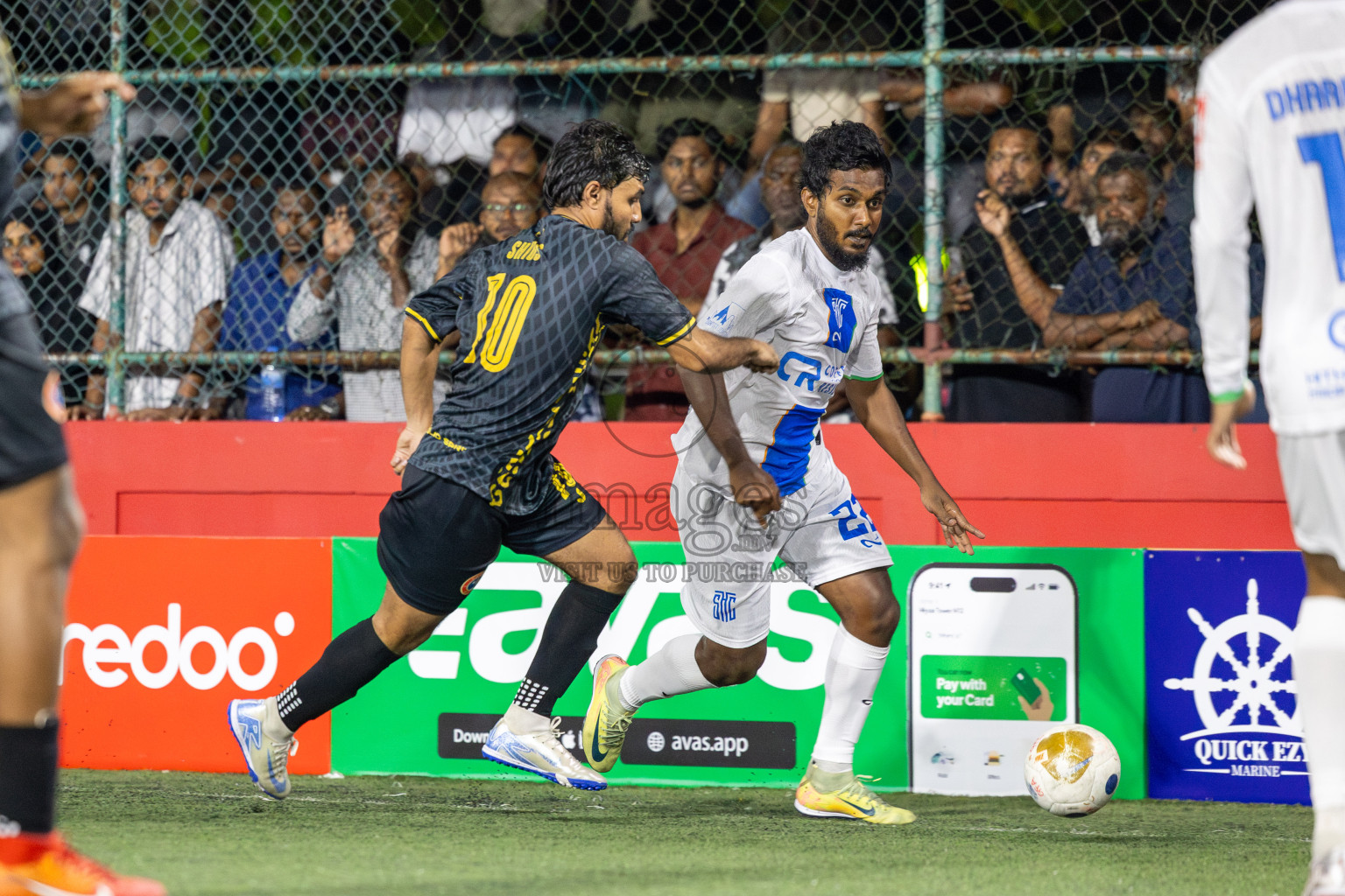 S. Hithadhoo VS S. Maradhoo in Day 7 of Golden Futsal Challenge 2025 was held on Saturday, 11th January 2025, in Hulhumale', Maldives Photos: Hassan Simah / images.mv