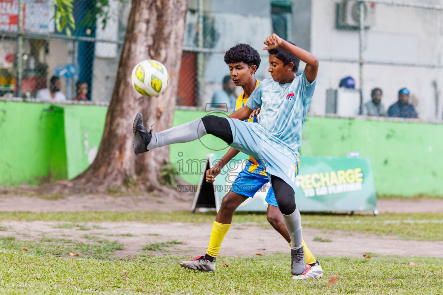 Day 4 of MILO Academy Championship 2025 (U14) was held on Sunday, 2nd November 2025 at Henveiru Football Grounds, Male', Maldives . 
Photos: Hassan Simah / images.mv