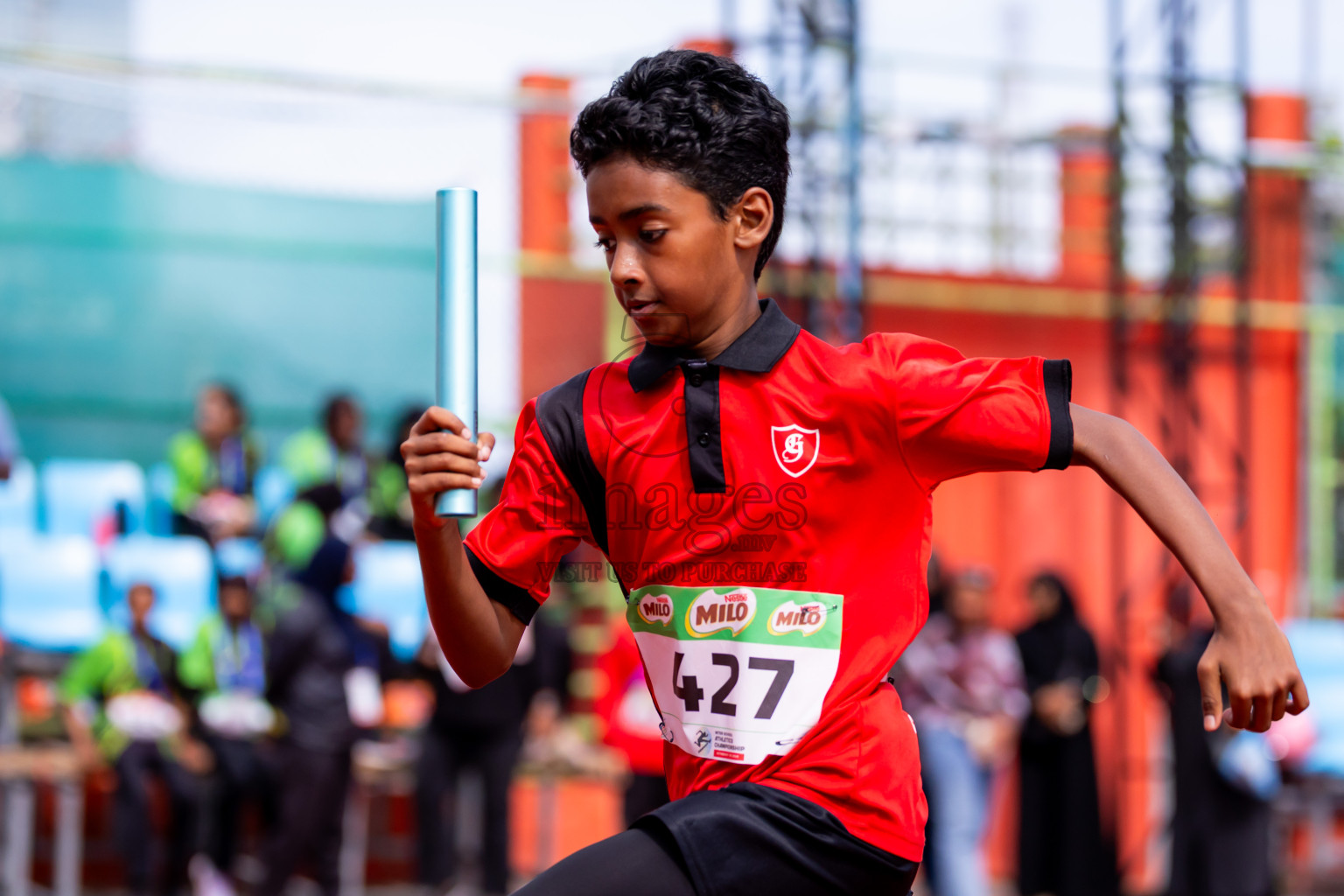 Day 6 of Inter-school Athletics Championship 2025 held in Ekuveni Synthetic Track, Male', Maldives on Sunday, 12th October 2025. Photos by: Nausham Waheed / Images.mv