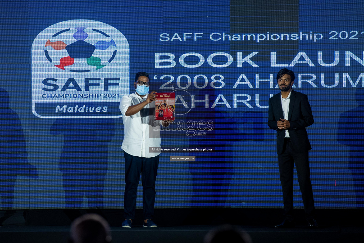 SAFF Championship 2021 Launching event was held in National Stadium, Male', Maldives on Sunday, 12th September 2021. Photos: Ismail Thoriq / images.mv