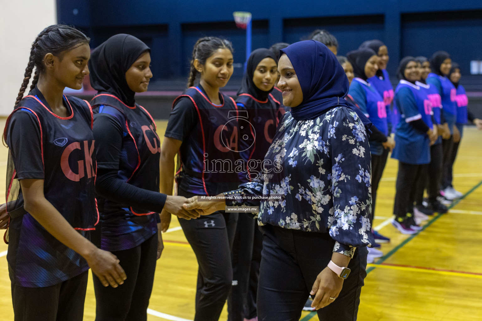 Xenith Sports Club vs Youth United Sports Club in the Milo National Netball Tournament 2022 on 18 July 2022, held in Social Center, Male', Maldives. Photographer: Shuu, Hassan Simah / Images.mv