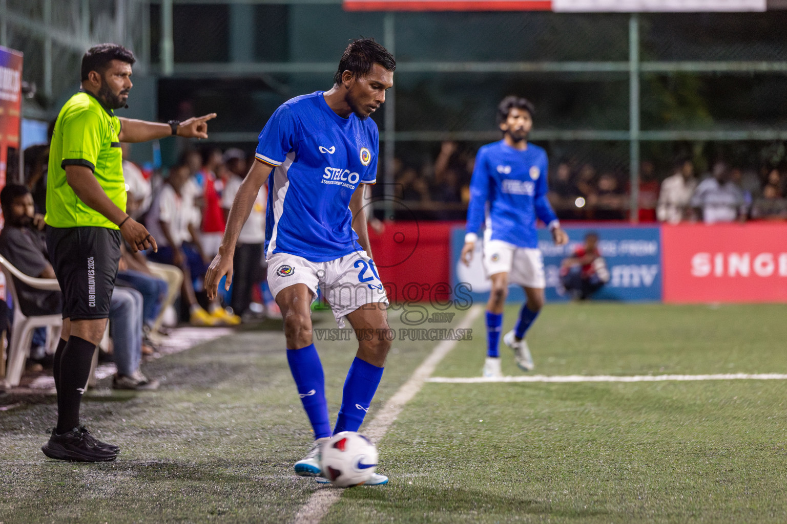 STELCO RC vs Customs RC in Club Maldives Cup 2024 held in Rehendi Futsal Ground, Hulhumale', Maldives on Tuesday, 24th September 2024. 
Photos: Hassan Simah / images.mv