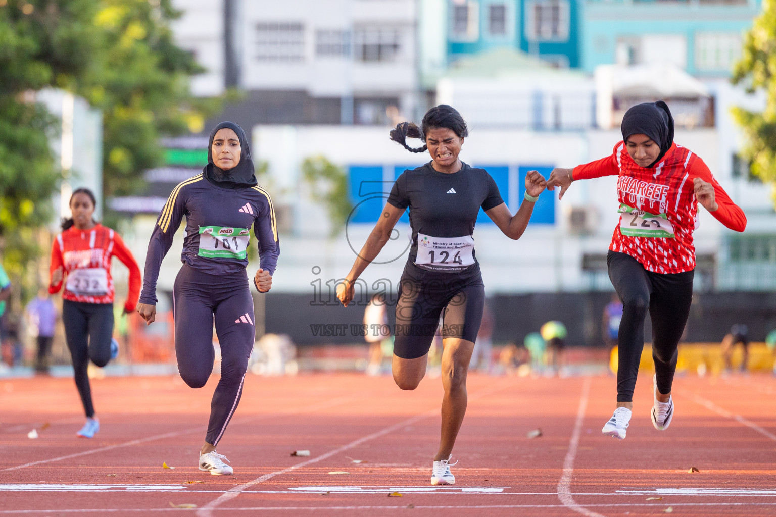 Day 1 of 33rd National Athletics Championship was held in Ekuveni Track at Male', Maldives on Thursday, 5th September 2024. Photos: Shuu Abdul Sattar / images.mv