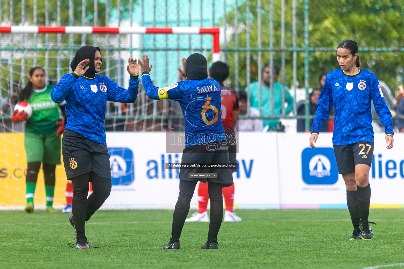 MPL vs Team Fenaka in Eighteen Thirty Women's Futsal Fiesta 2022 was held in Hulhumale', Maldives on Wednesday, 12th October 2022. Photos: Ismail Thoriq / images.mv