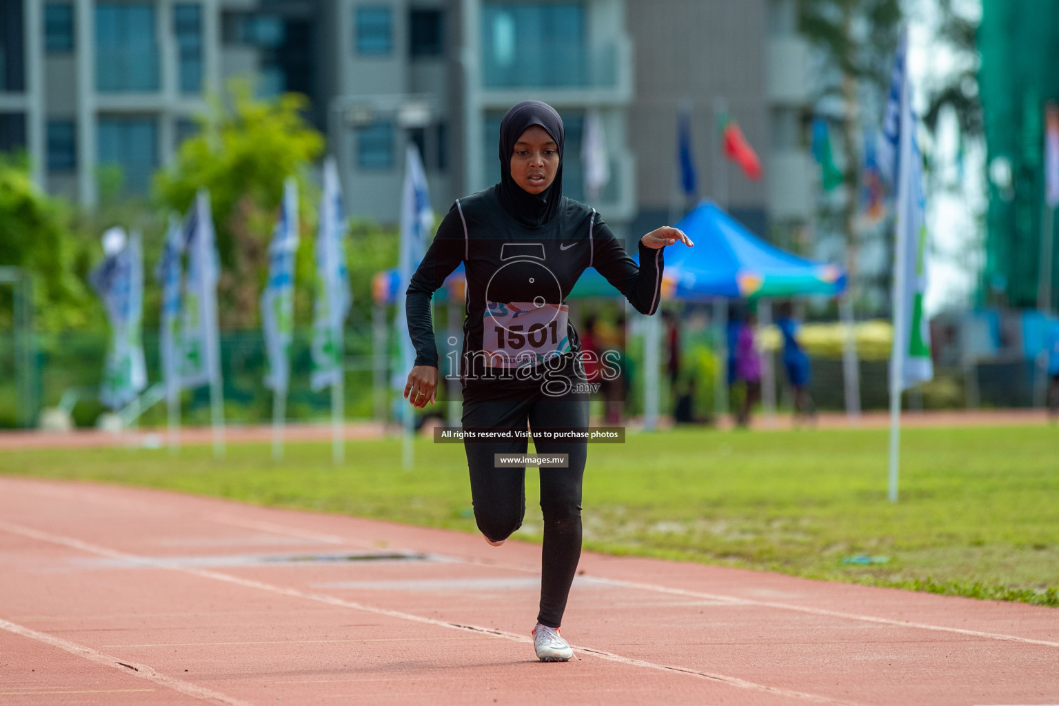 Day two of Inter School Athletics Championship 2023 was held at Hulhumale' Running Track at Hulhumale', Maldives on Sunday, 15th May 2023. Photos: Nausham Waheed / images.mv